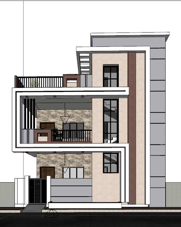 Precision 3D CAD Architectural Facade